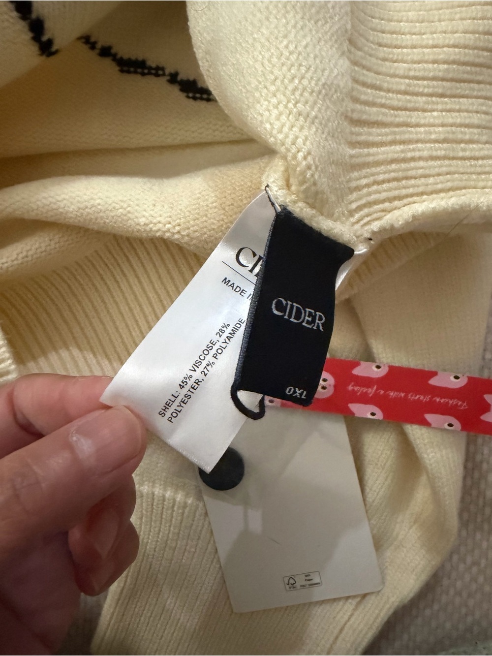 NWT CIDER sweater #J - Picture 8 of 8